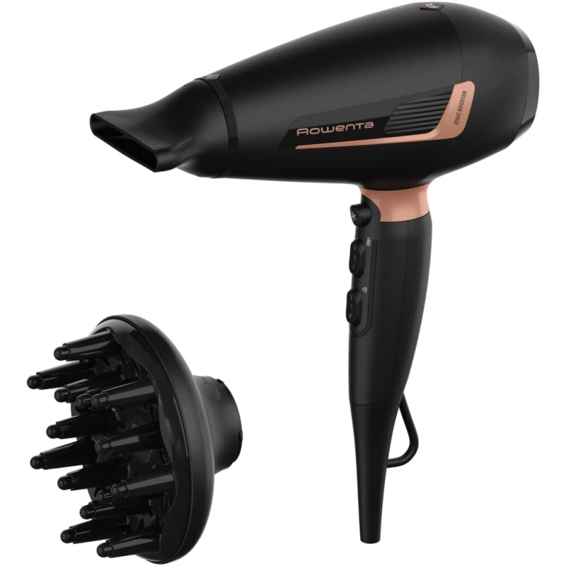 Rowenta Cv8830 Pro Expert, Asciugacapelli, 2200 W, Generatore Di Ioni, Accessori Per Styling, Impostazioni Personalizzate, Ergonomico, Nero - Nero/Oro Rowenta Cv8830 Pro Expert, Asciugacapelli, 2200 W, Generatore Di Ioni, Accessori Per Styling, Impostazioni Personalizzate, Ergonomico, Nero - Nero/Oro