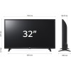 LG 32LQ63006LA Smart TV 32" Full HD, TV LED 2022 con Processore α5 Gen 5 con AI, webOS 22, HDR, Wi-Fi, Bluetooth, Game Optimizer, Google Stadia e GeForce NOW, Compatibile con Google Home e Alexa LG 32LQ63006LA Smart TV 32" Full HD, TV LED 2022 con Processore α5 Gen 5 con AI, webOS 22, HDR, Wi-Fi, Bluetooth, Game Optimizer, Google Stadia e GeForce NOW, Compatibile con Google Home e Alexa