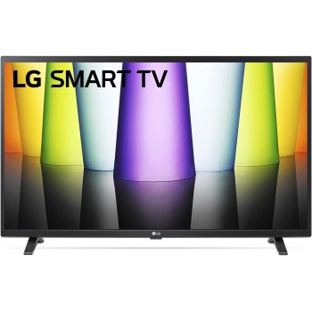 LG 32LQ63006LA Smart TV 32" Full HD, TV LED 2022 con Processore α5 Gen 5 con AI, webOS 22, HDR, Wi-Fi, Bluetooth, Game Optimizer, Google Stadia e GeForce NOW, Compatibile con Google Home e Alexa