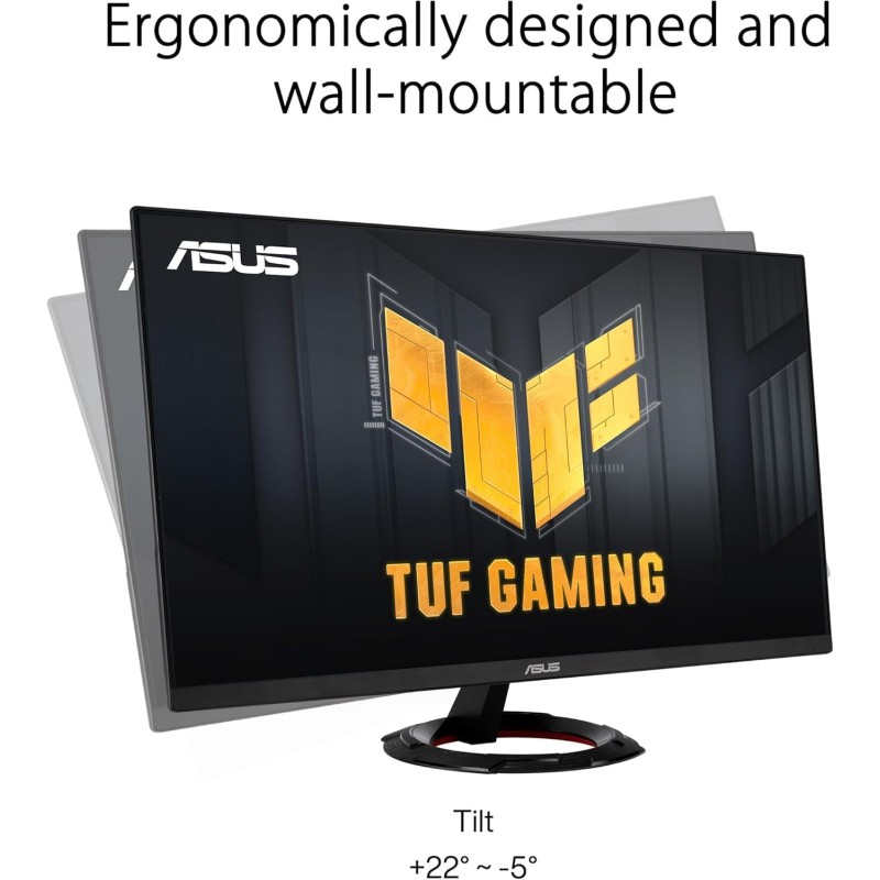 ASUS TUF Gaming VG249Q3R Monitor 23,8", Full HD IPS (1920x1080), 1 ms (GTG), 180Hz, Tecnologia Extreme Low Motion Blur, FreeSync, 100% sRGB, Nero ASUS TUF Gaming VG249Q3R Monitor 23,8", Full HD IPS (1920x1080), 1 ms (GTG), 180Hz, Tecnologia Extreme Low Motion Blur, FreeSync, 100% sRGB, Nero