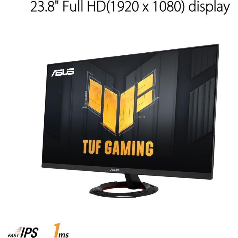 ASUS TUF Gaming VG249Q3R Monitor 23,8", Full HD IPS (1920x1080), 1 ms (GTG), 180Hz, Tecnologia Extreme Low Motion Blur, FreeSync, 100% sRGB, Nero ASUS TUF Gaming VG249Q3R Monitor 23,8", Full HD IPS (1920x1080), 1 ms (GTG), 180Hz, Tecnologia Extreme Low Motion Blur, FreeSync, 100% sRGB, Nero