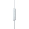 Sony WI-C100 - Cuffie wireless bluetooth, Fino a 25 ore di autonomia, Microfono integrato per telefonate, Compatibile con assistente vocale (Bianco), Unica - Bianco