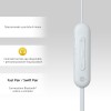 Sony WI-C100 - Cuffie wireless bluetooth, Fino a 25 ore di autonomia, Microfono integrato per telefonate, Compatibile con assistente vocale (Bianco), Unica - Bianco