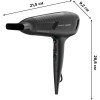Rowenta CV581LF0 Studio Dry, Asciugacapelli con Tecnologia Effiwatts, Phon per Capelli Potenza 2100W, Impostazione Thermo Control, 1 Concentratore 12mm, 6 Combinazioni di Velocità/Temperatura