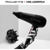 Rowenta x Karl Lagerfeld CV591L Powerline Asciugacapelli, 2300 W, Boost di Ioni, Impostazione Thermo Control per Proteggere i Capelli, 6 Impostazioni di Velocità/Temperatura