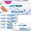 WaterWipes Sensitive+ Newborn & Baby Wipes, 360 Pezzi (6 Confezioni), Deterge, Cura, Protegge, 99,9% Acqua, Senza Profumo - 6 unità (Confezione da 1)