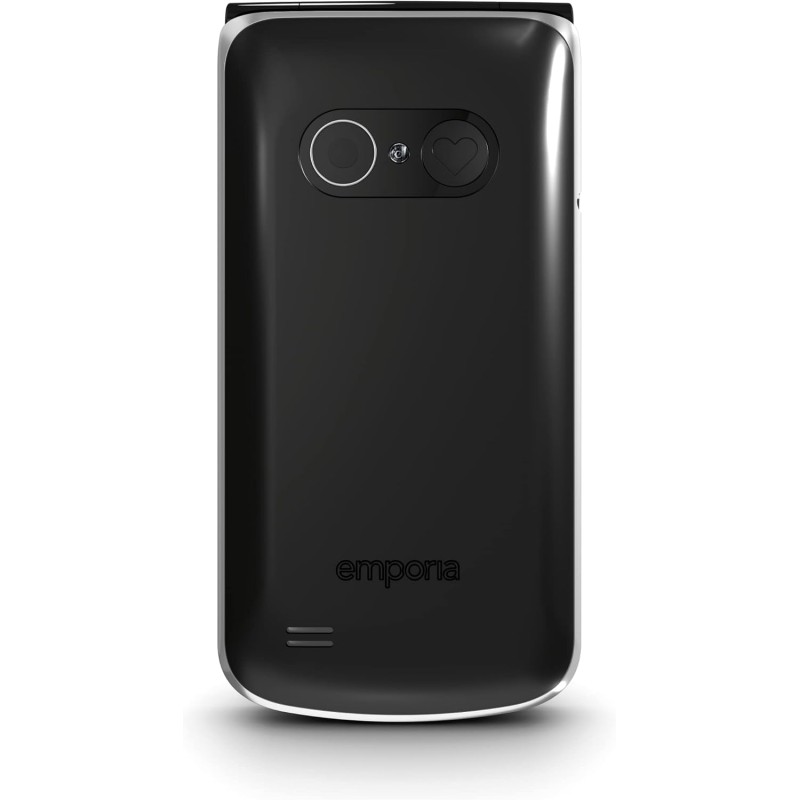 Emporia TOUCHsmart.2 - New Edition, Telefono cellulare 4G per Anziani, tasto dedicato per WhatsApp e app di messagistica, Volume alto, Display 3.25" a colori, Basetta di ricarica, Nero (Italia) Emporia TOUCHsmart.2 - New Edition, Telefono cellulare 4G per Anziani, tasto dedicato per WhatsApp e app di messagistica, Volume alto, Display 3.25" a colori, Basetta di ricarica, Nero (Italia)