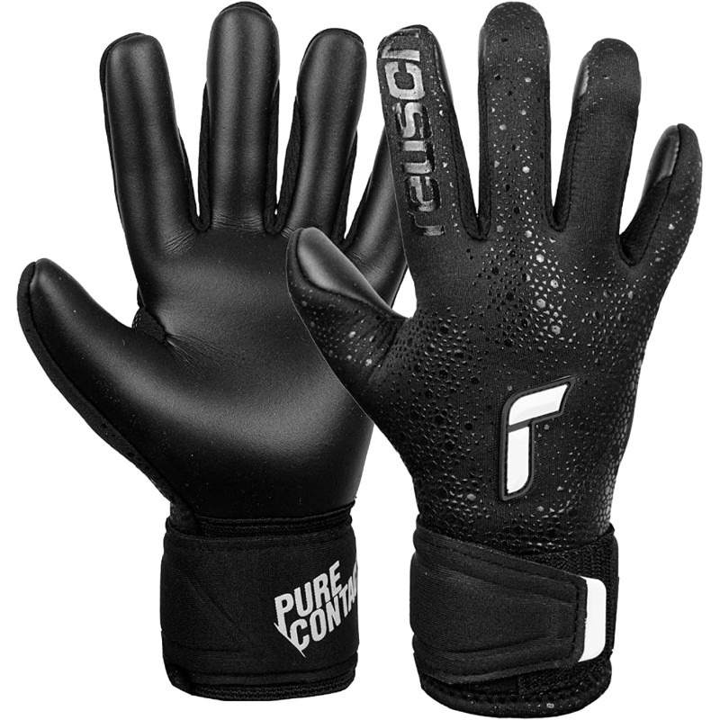Reusch Pure Contact Infinity Junior, Guanti da Portiere per Bambini Unisex-Youth - 5 Nero Reusch Pure Contact Infinity Junior, Guanti da Portiere per Bambini Unisex-Youth - 5 Nero