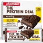 Enervit, The Protein Deal Crunchy Double Choco Storm, Barrette Proteiche, Gusto Cioccolato Fondente, 20g di Proteine, 0,1g di Zuccheri, Snack Goloso, Senza Glutine, 12 Barrette da 55g - 55 g (Confezione da 12)
