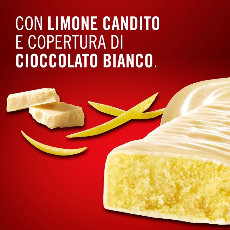 Enervit, Protein Bar 32% Lemon Cake, Barrette Proteiche, 15g di Proteine, con Vitamina D e B6, Gusto Lemon Cake, Per il Recupero dopo lo Sport, Senza Glutine, 12 Barrette da 48g