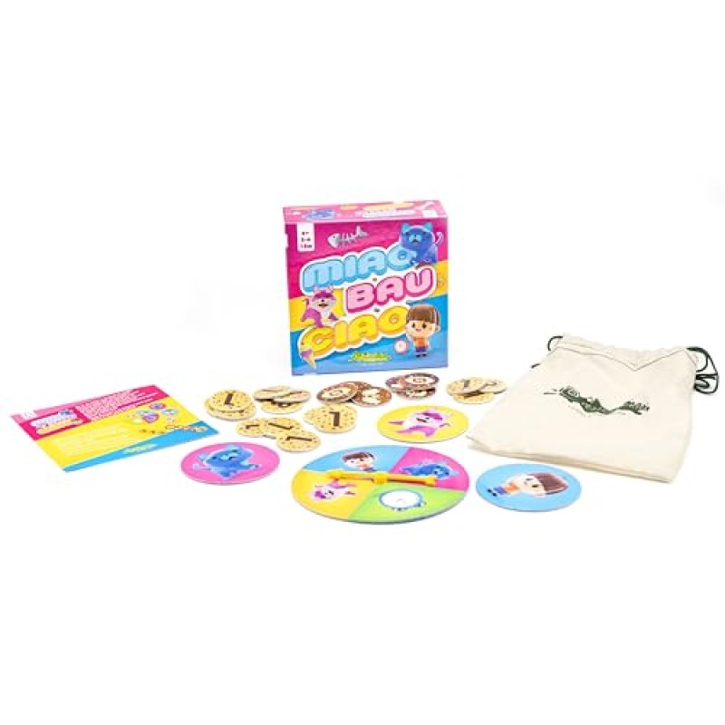 CreativaMente Miao Bau Ciao - Gioco in Scatola CreativaMente Miao Bau Ciao - Gioco in Scatola
