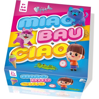 CreativaMente Miao Bau Ciao - Gioco in Scatola