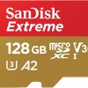 SanDisk Extreme 128GB scheda microSDXC + RescuePro Deluxe, Micro SD fino a 190 MB/s, + adattatore SD, con prestazioni app A2, UHS-I, Class 10, U3, V30 - 128GB