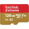 SanDisk Extreme 128GB scheda microSDXC + RescuePro Deluxe, Micro SD fino a 190 MB/s, + adattatore SD, con prestazioni app A2, UHS-I, Class 10, U3, V30 - 128GB
