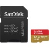 SanDisk 64 GB Scheda microSDXC Extreme per Action Cam e Drones + adattatore SD + RescuePRO Deluxe, fino a 170 MB/s, con A2 App Performance, UHS-I, Classe 10, U3, V30 - 64GB