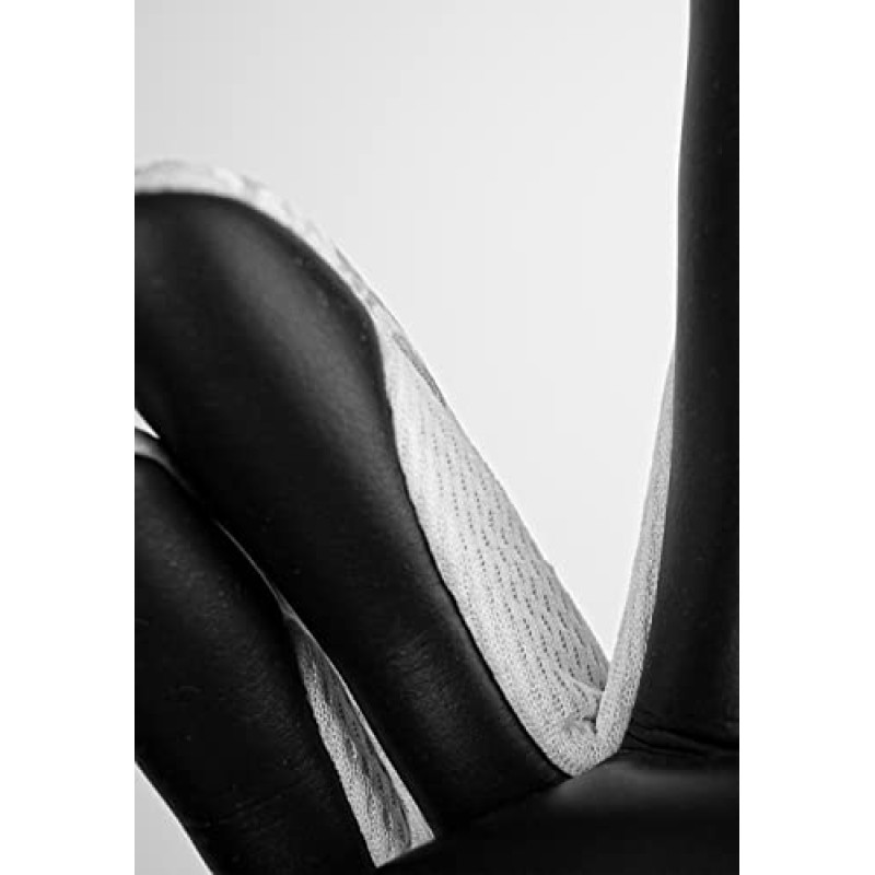 Reusch Attrakt Freegel Infinity Guanti da portiere per adulti con costruzione interna per le prestazioni dei portieri professionisti su erba sintetica - 10 bianco-nero