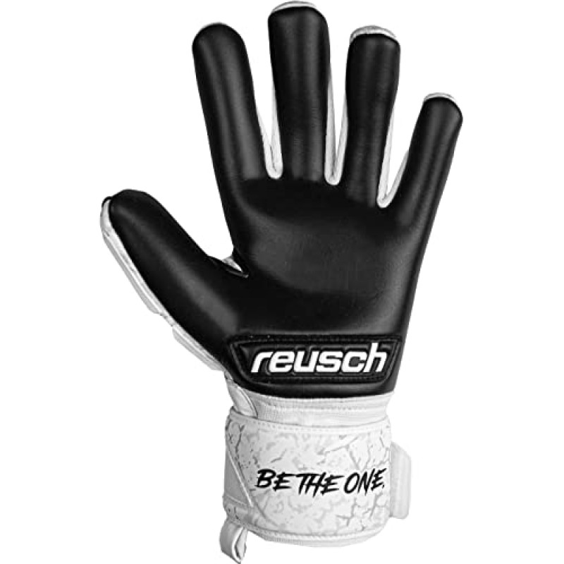 Reusch Attrakt Freegel Infinity Guanti da portiere per adulti con costruzione interna per le prestazioni dei portieri professionisti su erba sintetica - 10 bianco-nero