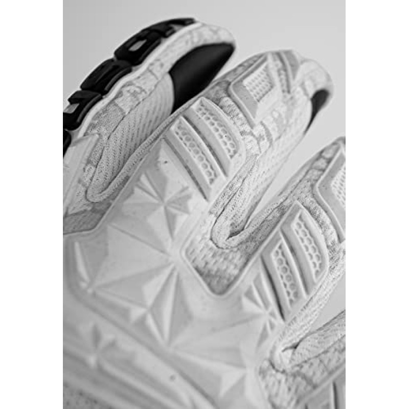 Reusch Attrakt Freegel Infinity Guanti da portiere per adulti con costruzione interna per le prestazioni dei portieri professionisti su erba sintetica - 10 bianco-nero
