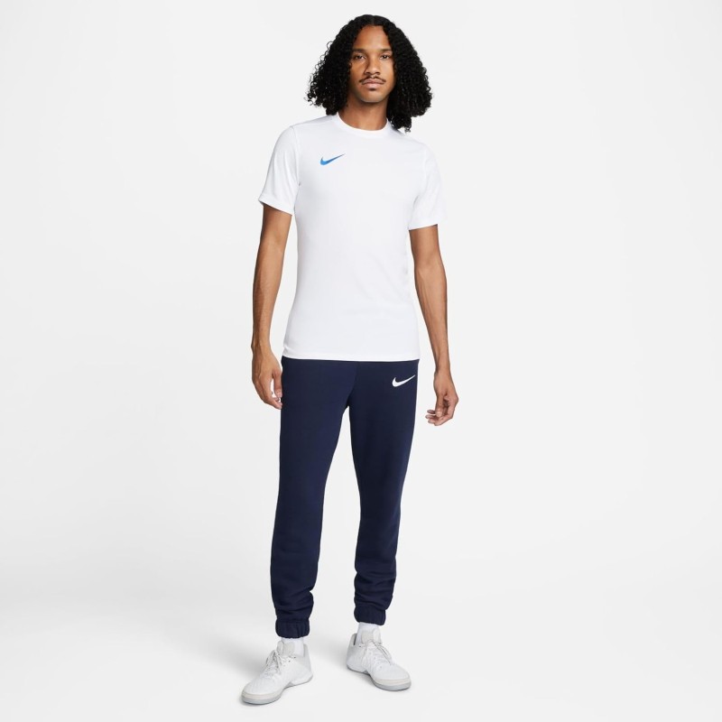 Nike M Nk Dry Tee Dfc Crew Solid - L Bianco / Royal Blu Nike M Nk Dry Tee Dfc Crew Solid - L Bianco / Royal Blu
