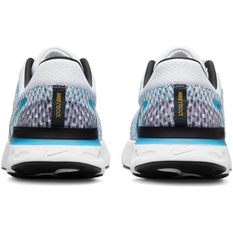 Nike React Infinity Run FK 3, Sneaker Donna - 42 EU White Black Blue Orbit Chlorine Blue Nike React Infinity Run FK 3, Sneaker Donna - 42 EU White Black Blue Orbit Chlorine Blue