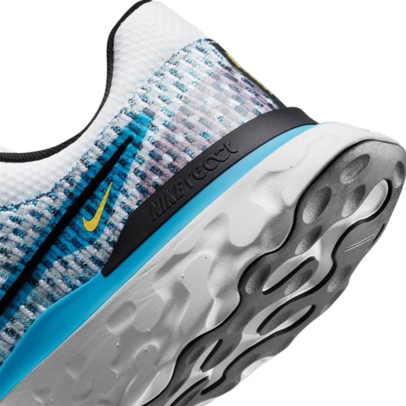 Nike React Infinity Run FK 3, Sneaker Donna - 42 EU White Black Blue Orbit Chlorine Blue Nike React Infinity Run FK 3, Sneaker Donna - 42 EU White Black Blue Orbit Chlorine Blue