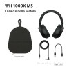 Sony WH-1000XM5 Custodia Rigida | Cuffie Wireless Premium con Cancellazione del Rumore, Bluetooth, Chiamate Chiare,Hi-Res Audio, Fino a 30 Ore di Autonomia, Compatibili con iOS e Android – Black - Nero Sony WH-1000XM5 Custodia Rigida | Cuffie Wireless Premium con Cancellazione del Rumore, Bluetooth, Chiamate Chiare,Hi-Res Audio, Fino a 30 Ore di Autonomia, Compatibili con iOS e Android – Black - Nero
