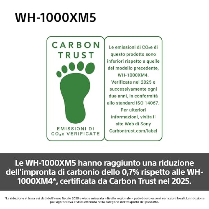 Sony WH-1000XM5 Custodia Rigida | Cuffie Wireless Premium con Cancellazione del Rumore, Bluetooth, Chiamate Chiare,Hi-Res Audio, Fino a 30 Ore di Autonomia, Compatibili con iOS e Android – Black - Nero Sony WH-1000XM5 Custodia Rigida | Cuffie Wireless Premium con Cancellazione del Rumore, Bluetooth, Chiamate Chiare,Hi-Res Audio, Fino a 30 Ore di Autonomia, Compatibili con iOS e Android – Black - Nero
