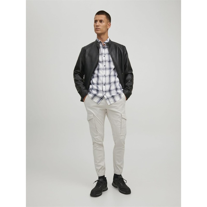 JACK & JONES Jpstpaul Jjflake Cargo Noos Pantaloni Uomo - 32W / 32L Grigio Chiaro JACK & JONES Jpstpaul Jjflake Cargo Noos Pantaloni Uomo - 32W / 32L Grigio Chiaro