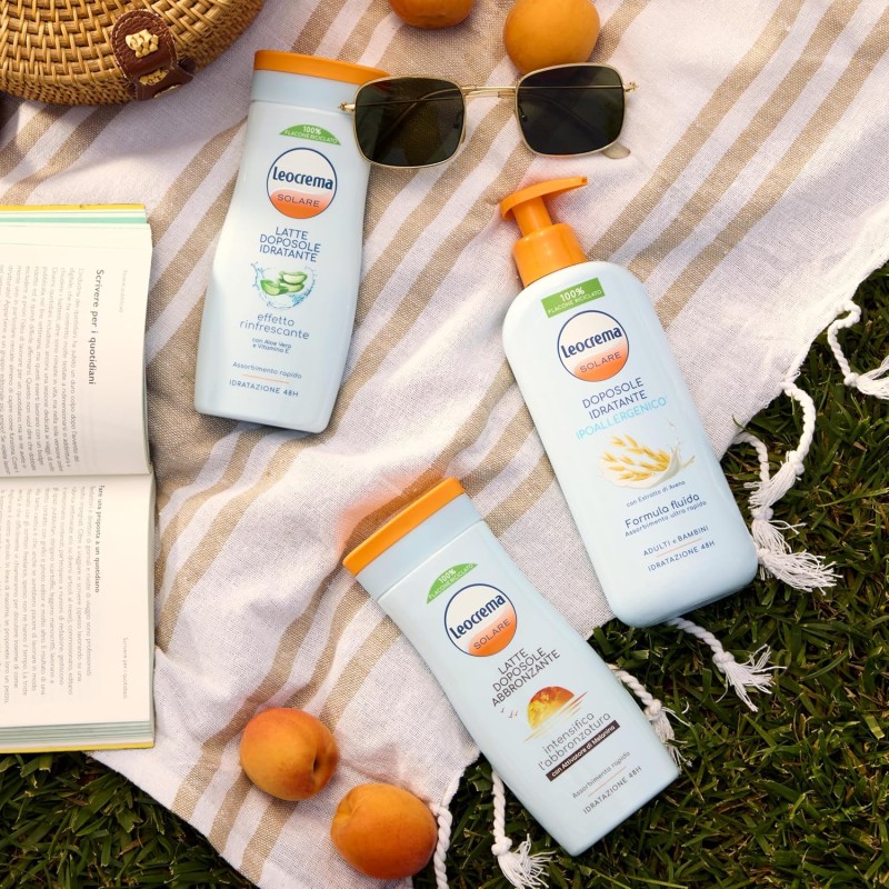 Leocrema - Doposole Abbronzante, con Attivatore di Melanina, Intensifica l'Abbronzatura, Rapido Assorbimento, 200 ml Leocrema - Doposole Abbronzante, con Attivatore di Melanina, Intensifica l'Abbronzatura, Rapido Assorbimento, 200 ml