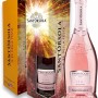 Sant'Orsola - Prosecco D.O.C. Rosè Millesimato Extra Dry, 11%, Confezione Regalo, da Uve Glera e Pinot Nero, Gusto Delicato con Note Fruttate e Floreali, 6x750 ml - 1x750ml Rosè