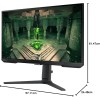 Samsung Monitor Gaming Odyssey G4 (S27BG400), Flat, 27'', 1920x1080 FHD, IPS, 240 Hz, 1 ms (GtG), Freesync Premium, G-Sync, HDMI, Display Port, Ingresso Audio, HAS, Pivot, Eye Saver Mode, Flicker Free - 27'' Samsung Monitor Gaming Odyssey G4 (S27BG400), Flat, 27'', 1920x1080 FHD, IPS, 240 Hz, 1 ms (GtG), Freesync Premium, G-Sync, HDMI, Display Port, Ingresso Audio, HAS, Pivot, Eye Saver Mode, Flicker Free - 27''