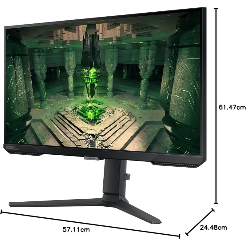 Samsung Monitor Gaming Odyssey G4 (S27BG400), Flat, 27'', 1920x1080 FHD, IPS, 240 Hz, 1 ms (GtG), Freesync Premium, G-Sync, HDMI, Display Port, Ingresso Audio, HAS, Pivot, Eye Saver Mode, Flicker Free - 27'' Samsung Monitor Gaming Odyssey G4 (S27BG400), Flat, 27'', 1920x1080 FHD, IPS, 240 Hz, 1 ms (GtG), Freesync Premium, G-Sync, HDMI, Display Port, Ingresso Audio, HAS, Pivot, Eye Saver Mode, Flicker Free - 27''