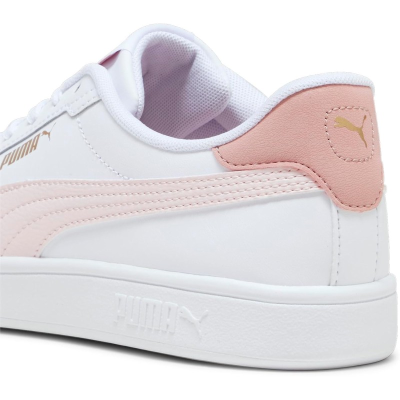 Puma Smash Buck Scarpa Tennis - 37.5 EU Bianco Puma White Frosty Pink Puma Gold Puma Smash Buck Scarpa Tennis - 37.5 EU Bianco Puma White Frosty Pink Puma Gold