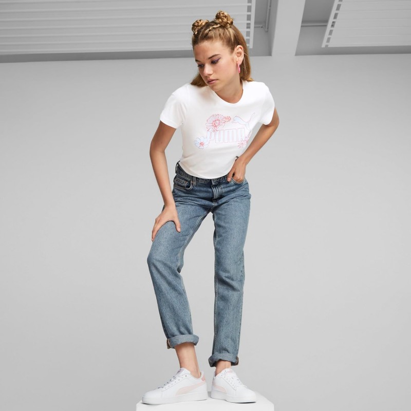 Puma Smash Buck Scarpa Tennis - 47 EU Bianco Puma White Frosty Pink Puma Gold Puma Smash Buck Scarpa Tennis - 47 EU Bianco Puma White Frosty Pink Puma Gold