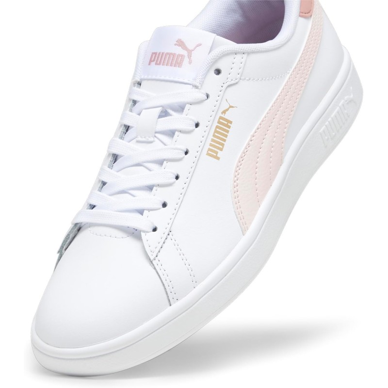 Puma Smash Buck Scarpa Tennis - 45 EU Bianco Puma White Frosty Pink Puma Gold Puma Smash Buck Scarpa Tennis - 45 EU Bianco Puma White Frosty Pink Puma Gold
