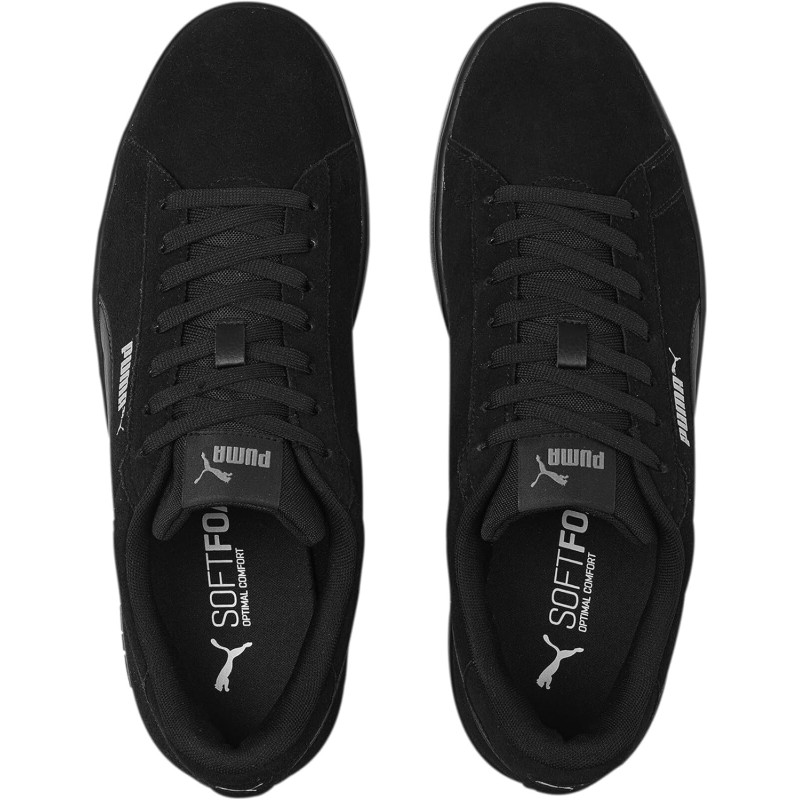 PUMA Smash 3.0, Unisex-Adult Trainers - 39 EU Multicolore Puma Black Puma Black Puma Silver