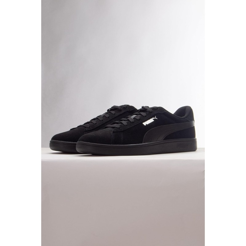 PUMA Smash 3.0, Unisex-Adult Trainers - 39 EU Multicolore Puma Black Puma Black Puma Silver