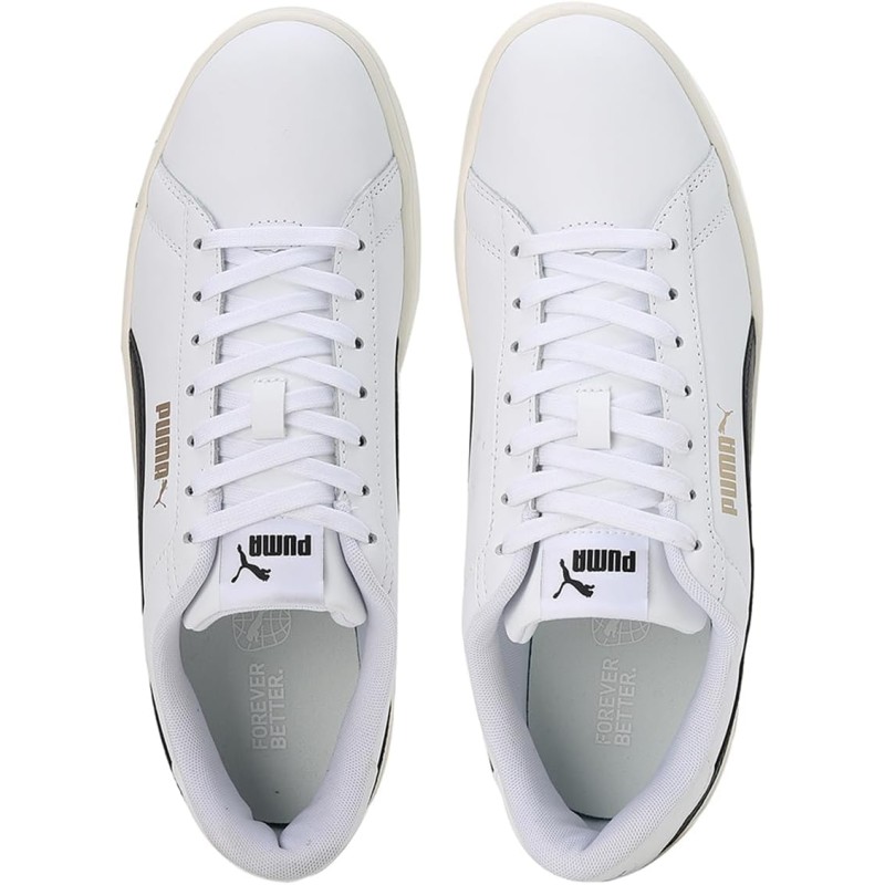 Puma Smash Buck Scarpa Tennis - 40.5 EU Multicolore Puma White Puma Black Puma Gold Frosted Ivory