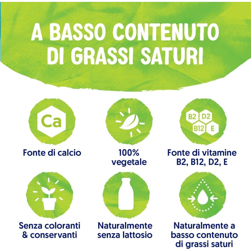 ALPRO CLASSICO, Bevanda alla NOCCIOLA, 100% vegetale con vitamine B2, B12 e D (8 confezioni x 1 Litro)