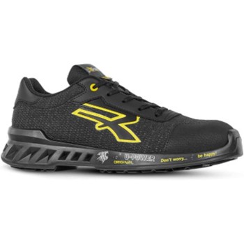 U POWER Scarpe Frank S1P ESD SRC RV20036 - 44 EU Nero Giallo