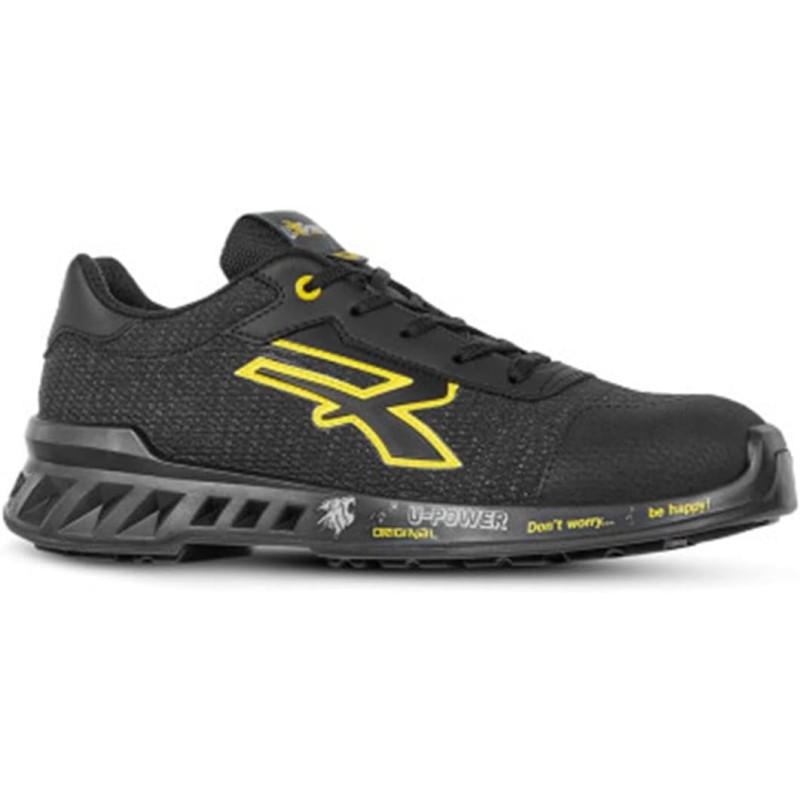 U POWER Scarpe Frank S1P ESD SRC RV20036 - 44 EU Nero Giallo U POWER Scarpe Frank S1P ESD SRC RV20036 - 44 EU Nero Giallo