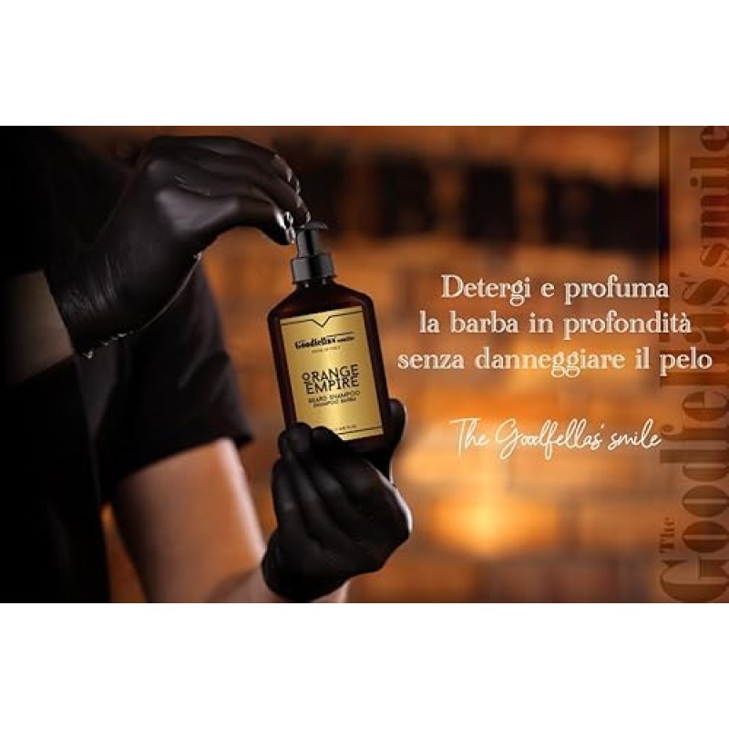 The Goodfellas' smile Shampoo Barba Orange Empire nutriente 250ml - 250 ml (Confezione da 1) The Goodfellas' smile Shampoo Barba Orange Empire nutriente 250ml - 250 ml (Confezione da 1)