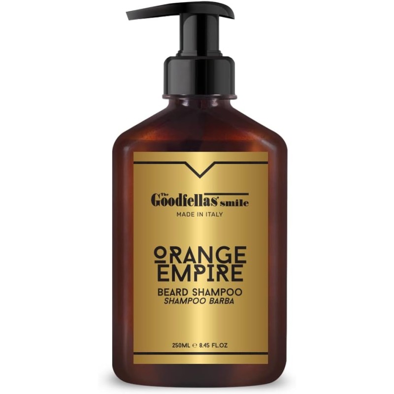 The Goodfellas' smile Shampoo Barba Orange Empire nutriente 250ml - 250 ml (Confezione da 1) The Goodfellas' smile Shampoo Barba Orange Empire nutriente 250ml - 250 ml (Confezione da 1)
