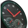 MPM Quality Orologio da parete in plastica, verde, motore a passo al quarzo, igrometro, termometro, indicatore di temperatura e umidità, quadrante originale, E01.3084.40, ∅ 314 x 45 mm - ∅ 314 x 45 mm Verde MPM Quality Orologio da parete in plastica, verde, motore a passo al quarzo, igrometro, termometro, indicatore di temperatura e umidità, quadrante originale, E01.3084.40, ∅ 314 x 45 mm - ∅ 314 x 45 mm Verde