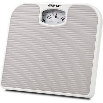 G3 Ferrari G30048 Bilancia pesapersone meccanica, Pesapersona Meccanica, 130 kg, Divisione di pesatura 1 kg, Pedana antiscivolo, Facile lettura, Design vintage, Grigio G3 Ferrari G30048 Bilancia pesapersone meccanica, Pesapersona Meccanica, 130 kg, Divisione di pesatura 1 kg, Pedana antiscivolo, Facile lettura, Design vintage, Grigio