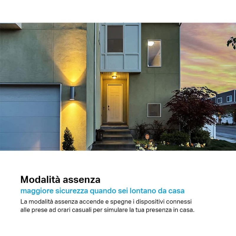 Tapo P105 - Presa Smart Italiana, WiFi Intelligente Smart Plug, Controllo Vocale, Compatibile con Alexa e Google Home, Controllo Remoto Tramite APP Tapo, Tempo di Preselezione