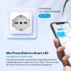 Tapo P105 - Presa Smart Italiana, WiFi Intelligente Smart Plug, Controllo Vocale, Compatibile con Alexa e Google Home, Controllo Remoto Tramite APP Tapo, Tempo di Preselezione