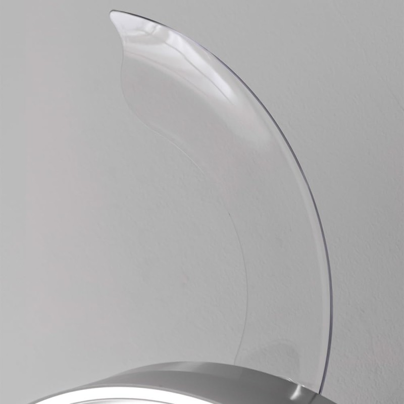 Cecotec Ventilatore da Soffitto con Luce e Pale Retrattilie EnergySilence Aero 4280 Invisible Steel. 40 W, Diametro 42" (106 cm), Timer, 3 Tonalità di Luce, Funzione Estate-Inverno - Acciaio Inox