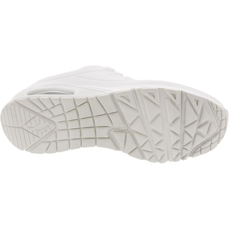 Skechers Uno Stand On Air, Scarpe da Ginnastica Uomo - 41.5 EU White Durabuck Mesh