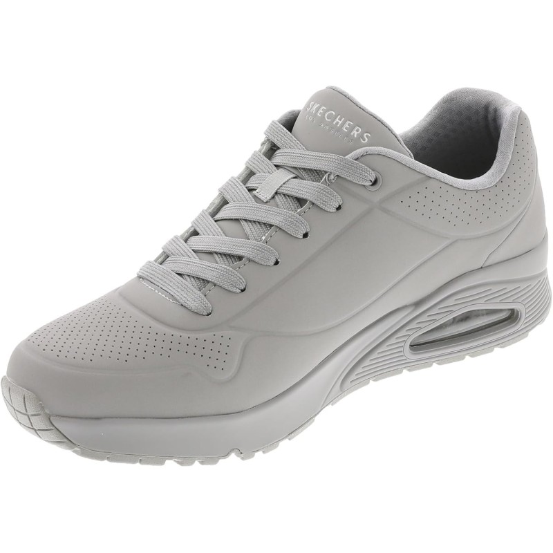 Skechers Uno Stand On Air, Scarpe da Ginnastica Uomo - 46 EU Light Grey Durabuck Mesh Skechers Uno Stand On Air, Scarpe da Ginnastica Uomo - 46 EU Light Grey Durabuck Mesh
